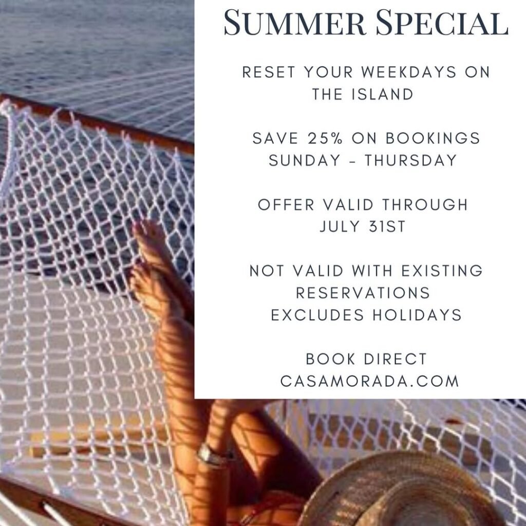 Casa Morada Summer deal